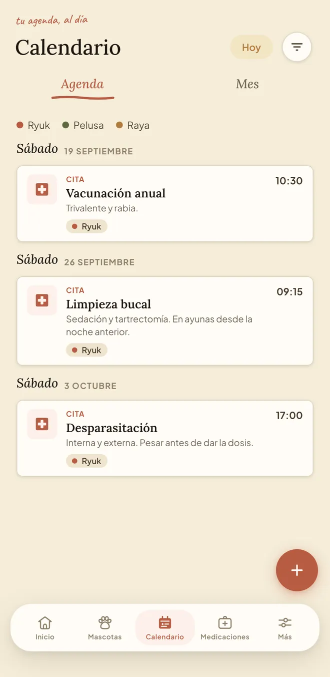 Calendario & Citas