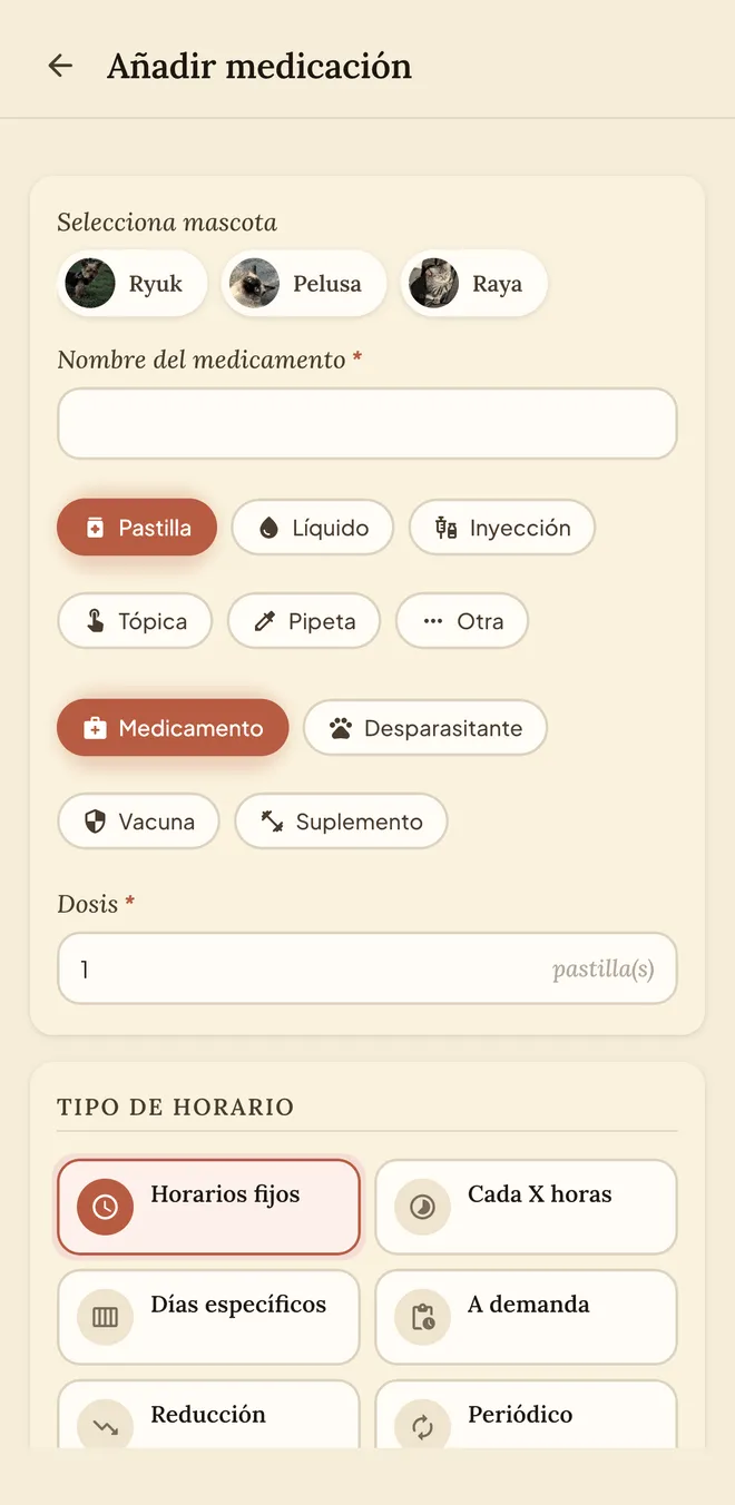 Gestión de Medicación